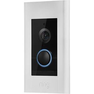ring IP-Video-Türsprechanlage 8VR1E7-0EU0 LAN, WLAN Komplett-Set 1 Familienhaus Nickel (sat