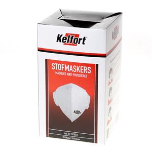 Kelfort Fijnstofmasker 2310V wegwerp model vouwbaar FFP2