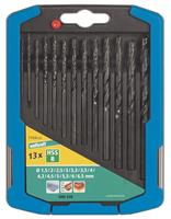 Wolfcraft Metaalboorset | HSS gewalst | Ø1,5-6,5mm | 13-delig | 1 set - 7104000