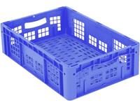 noname 1658767 Stapelbehälter Ergonomic lebensmittelgeeignet (L x B x H) 600 x 400 x 170mm Blau 1St.