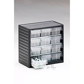 treston Klarsichtmagazin (B x H x T) 310 x 290 x 180mm Anthrazit-Grau, Transparent 1St.