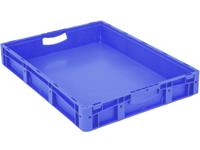 noname 1658720 Stapelbehälter lebensmittelgeeignet (L x B x H) 800 x 600 x 120mm Blau 1St.