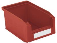 noname 383941 Sichtlagerkasten lebensmittelgeeignet (B x H x T) 103 x 75 x 160mm Rot 40St.