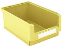 noname 384503 Sichtlagerkasten lebensmittelgeeignet (B x H x T) 315 x 200 x 500mm Gelb 6St.
