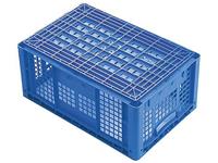 noname 1658181 Stapelbehälter Ergonomic lebensmittelgeeignet (L x B x H) 600 x 400 x 270mm Blau 1St.