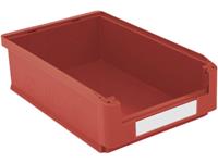 noname 384434 Sichtlagerkasten lebensmittelgeeignet (B x H x T) 315 x 145 x 500mm Rot 8St.