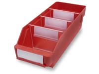 Regalkasten lebensmittelgeeignet (B x H x T) 120 x 95 x 300mm Rot 30St.