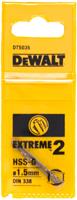 DeWalt Accessoires HSS-G Metaalboor EXTREME 2 Ø1,5mm - DT5035-QZ - DT5035-QZ