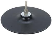 Wolfcraft Steunschijf | Rubber | 6mm schacht | Ø125mm | 1 stuk - 2020000