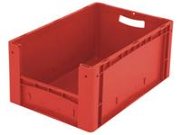 noname 1658497 Sichtlagerkasten lebensmittelgeeignet (L x B x H) 600 x 400 x 270mm Rot 1St.