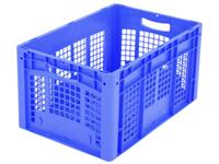 noname 1658368 Stapelbehälter Ergonomic lebensmittelgeeignet (L x B x H) 600 x 400 x 320mm Blau 1St.