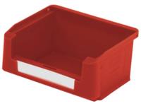 noname 102658 Sichtlagerkasten lebensmittelgeeignet (B x H x T) 102 x 50 x 85mm Rot 60St.
