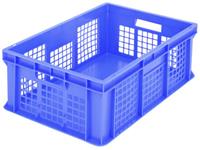 noname 1658164 Stapelbehälter Classic lebensmittelgeeignet (L x B x H) 600 x 400 x 215mm Blau 1St.