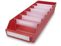 Regalkasten lebensmittelgeeignet (B x H x T) 180 x 95 x 500mm Rot 20St.