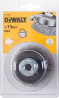 Topfbuerste gewellt 75mm M10 - DEWALT