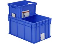 noname 1658746 Stapelbehälter Classic lebensmittelgeeignet (L x B x H) 600 x 400 x 315mm Blau 1St.
