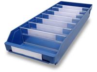 Regalkasten lebensmittelgeeignet (B x H x T) 240 x 95 x 600mm Blau 15St.
