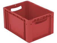 noname 1658560 Stapelbehälter Ergonomic lebensmittelgeeignet (L x B x H) 400 x 300 x 220mm Rot 1St.