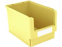 noname 102660 Sichtlagerkasten lebensmittelgeeignet (B x H x T) 315 x 300 x 500mm Gelb 4St.