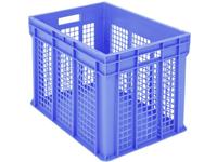noname 1658745 Stapelbehälter Classic lebensmittelgeeignet (L x B x H) 600 x 400 x 415mm Blau 1St.