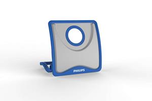 Philips oplaadbare bouwlamp PJH20 led 230 Volt 2300lm blauw/grijs