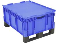 noname 1658125 Stapelbehälter lebensmittelgeeignet (L x B x H) 800 x 600 x 438mm Blau 1St.