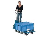 noname 1658730 Stapelbehälter lebensmittelgeeignet (L x B x H) 800 x 600 x 338mm Blau 1St.