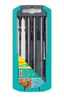 Wolfcraft 8630000 10 Delige Decoupeerzaagbladenset -1-65mm - Aluminium
