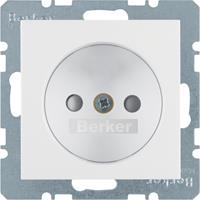 Berker 6167157009 - Socket outlet (receptacle) white 6167157009