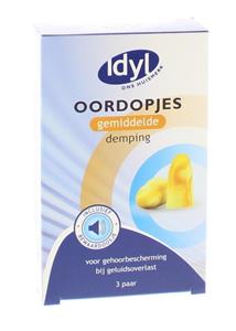 Idyl Oordopjes gemiddelde demping 6 stuks