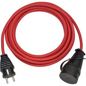 Stroom Verlengkabel 10 m 3x 1.5 mmÂ² IP44 Rood - 