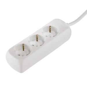 hama Distribution Panel, 3 sockets, child-proof, 1.4 m, white - 