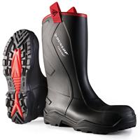 Dunlop Purofort Plus Rugged S5 Arbeitsstiefel schwarz/rot