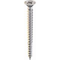 Heco 30150441 Unix-plus Spaanplaatschroef - Staal - Verzinkt - Verzonken - Voldraad - Pozidriv - PZ2 - 5 x 60mm (200st)
