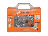 Spit gipsplaatpluggen met schroef in koffer - 14x31 mm - DRIVA TP12 - zelfborend