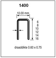 Dutack 5042012 Nieten - Serie 1400 - 16mm (10000st)