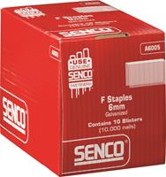 Senco A6005 Nieten  in Blister - F-vorm - 20 gauge - gegalvaniseerd - 6,4x12,7 mm (1000st)