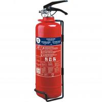 Smartwares Pulver-Feuerlöscher BB1 1 kg Klasse ABC Stahl 10.018.56 Rot