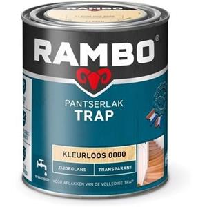 Rambo pantserlak trap transparant zijdeglans blank 750 ml