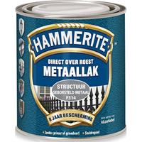 Hammerite Direct over Roest metaallak structuur geborsteld metaal 750 ml