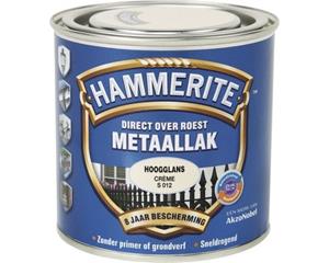 Hammerite metaallak creme hoogglans 250 ml