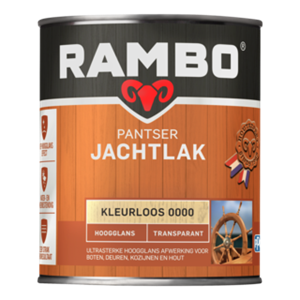 Rambo pantser jachtlak transparant hoogglans kleurloos 250 ml