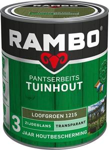 Rambo Pantserbeits Tuinhout zijdeglans loofgroen transparant 750 ml