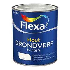 Flexa grondverf buiten wit 750 ml