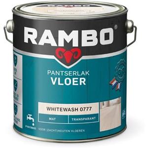 Rambo pantserlak vloer transparant mat whitewash 2,5 l