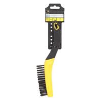 Sencys staalborstel softgrip 3 rijen