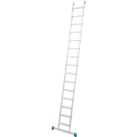 Aluminium Ladder incl. stabiliteitsbalk Werkhoogte (max.): 4.8 m Krause Stabilo 134745 Aluminium 9 kg