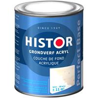 Histor Perfect Base Grondverf Acryl Wit 750ml
