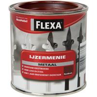 Flexa ijzermenie metaal grondverf roodbruin 250 ml