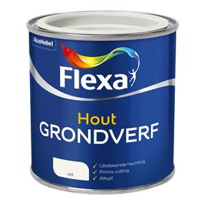 Flexa hout grondverf wit 250 ml